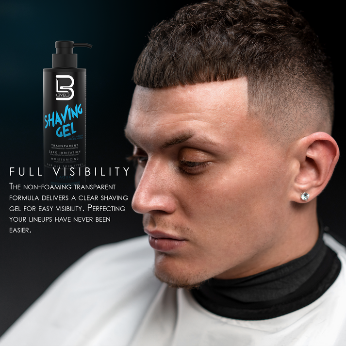 Level 3 Shaving Gel Transparent: Ice