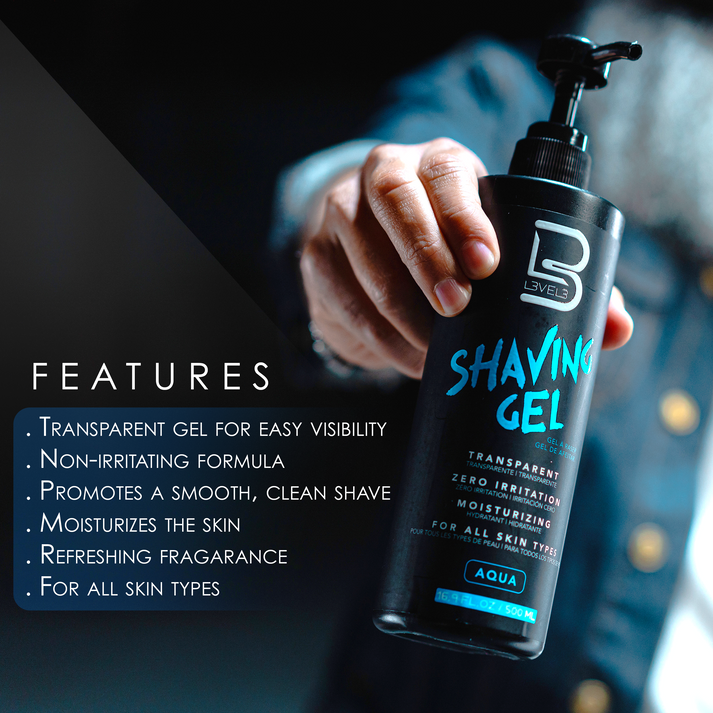 Level 3 Shaving Gel Transparent: Ice