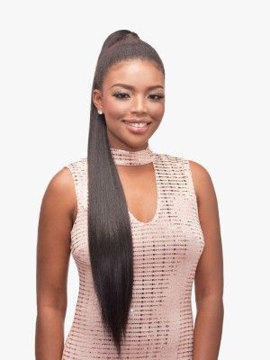 Beauty Elements  Ds Wrap Ponytail - Kinky Yaki 30In - 1B
