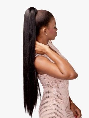 Beauty Elements  Ds Wrap Ponytail - Kinky Yaki 30In - 1B