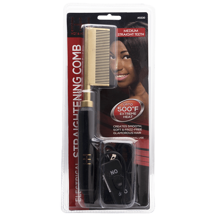 Hot & Hotter Medium Double Sided Teeh Straightening Comb