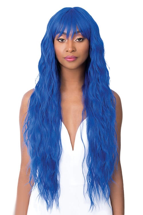 Angelica Wig- Royal Blue (Synthetic)