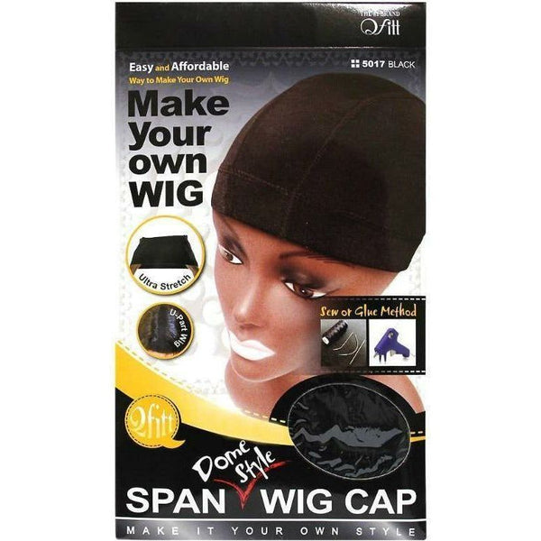 M&M Headgear Sili Band Mesg Wig& Weave Cap (Black)