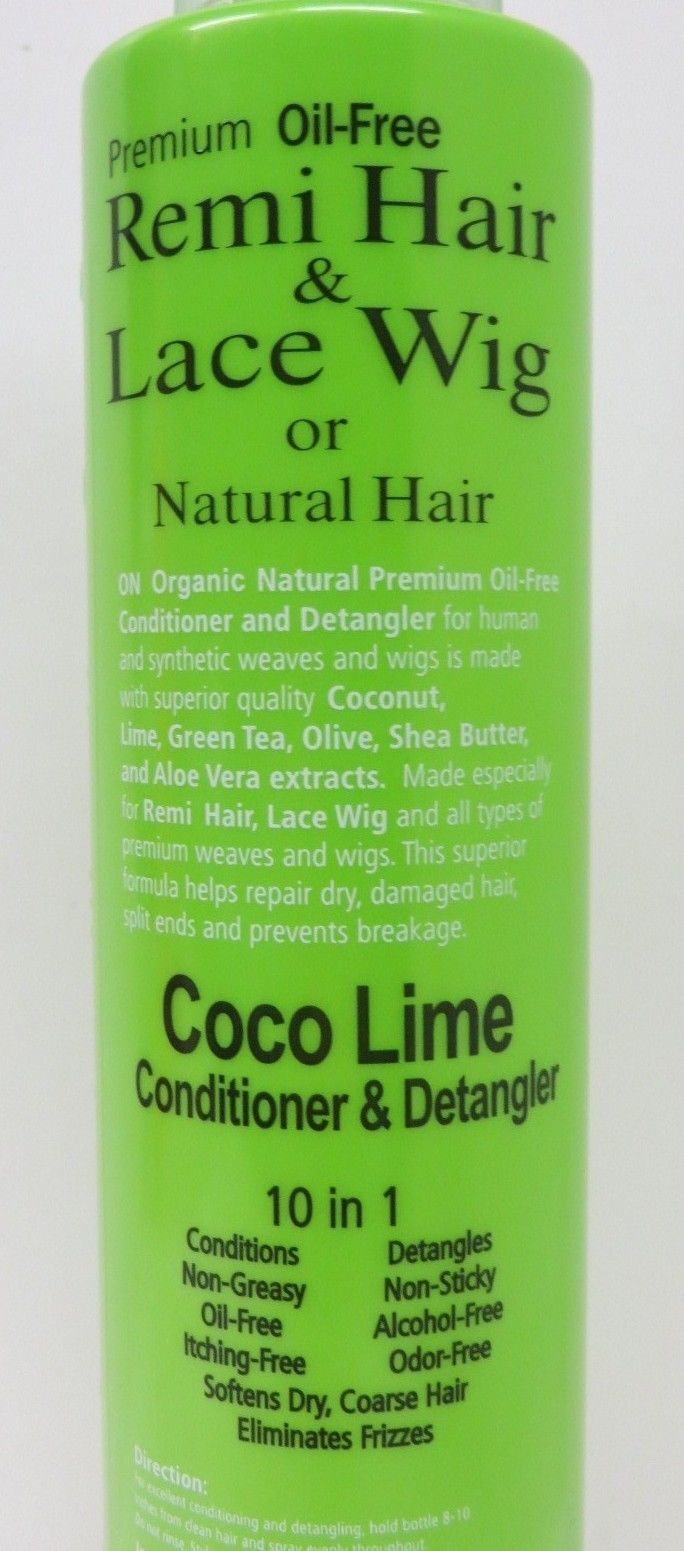 On Natural Weave & Wig Conditioner And Detangler (Coco Lime)