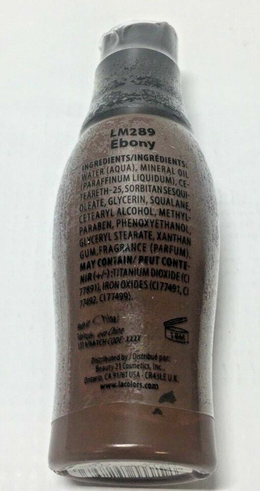 La Colors Liquid Makeup - Lm289 Ebony